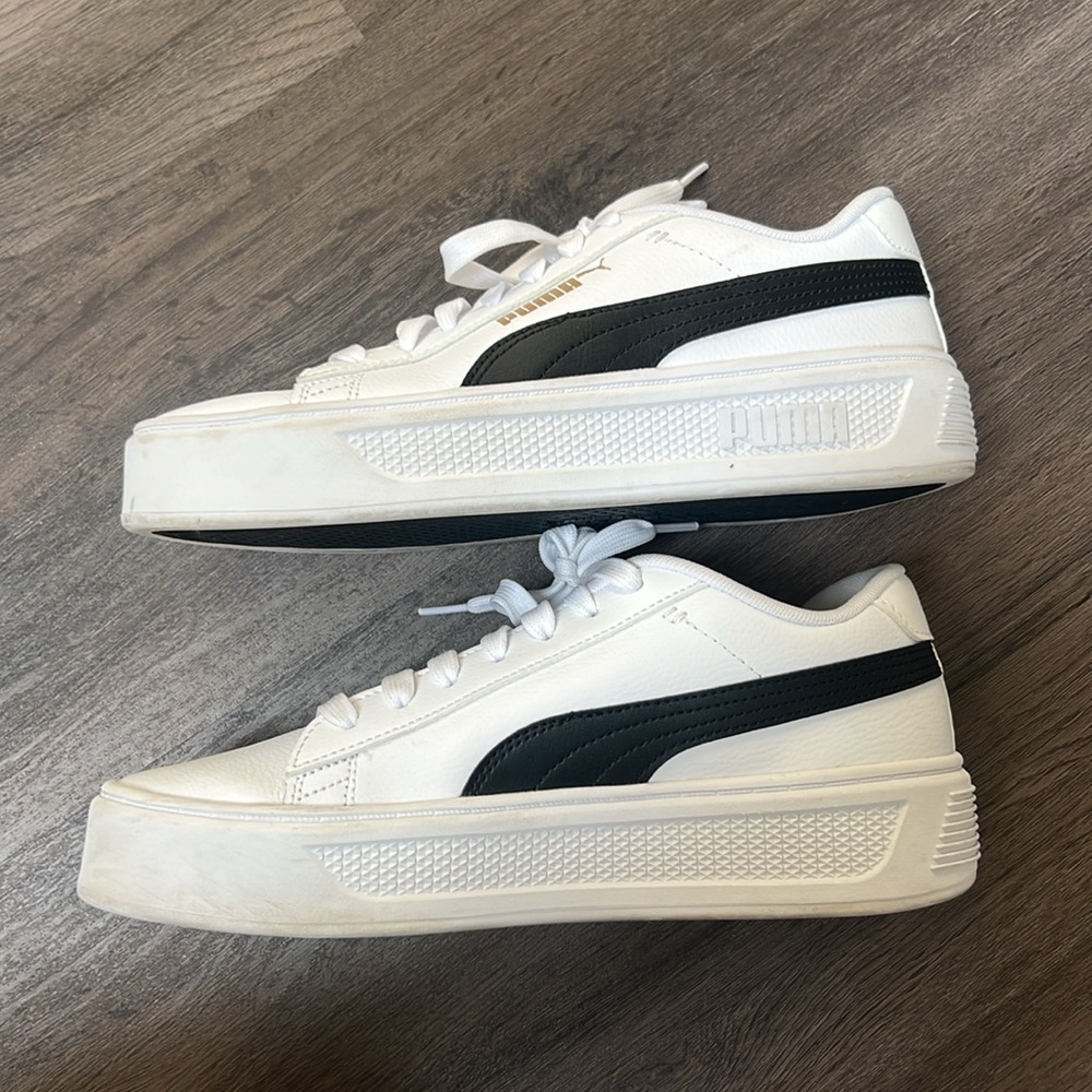 PUMA White Sneakers - Picture 3 of 9